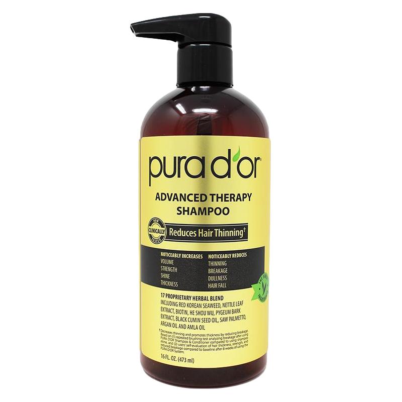 pura d'or 黑标防脱发洗发水