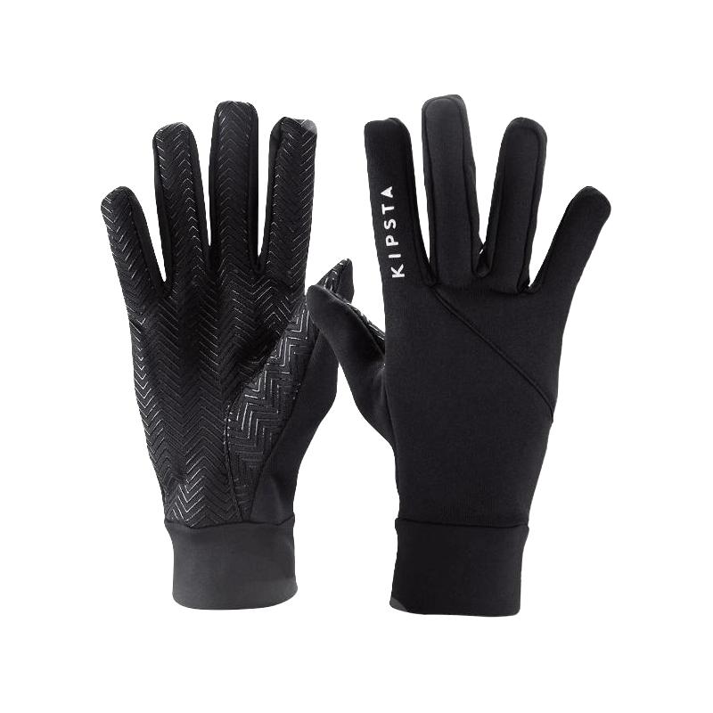 DECATHLON 迪卡侬 手套秋男保暖跑步健身骑行加绒运动足球手套全指五指TSC4