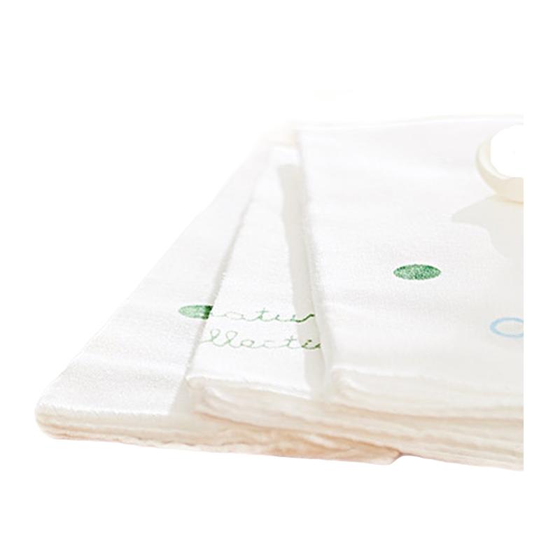 全棉时代 3条装/特惠全棉时代婴儿宝宝口水巾纯棉儿童洗脸毛巾手绢纱布手帕