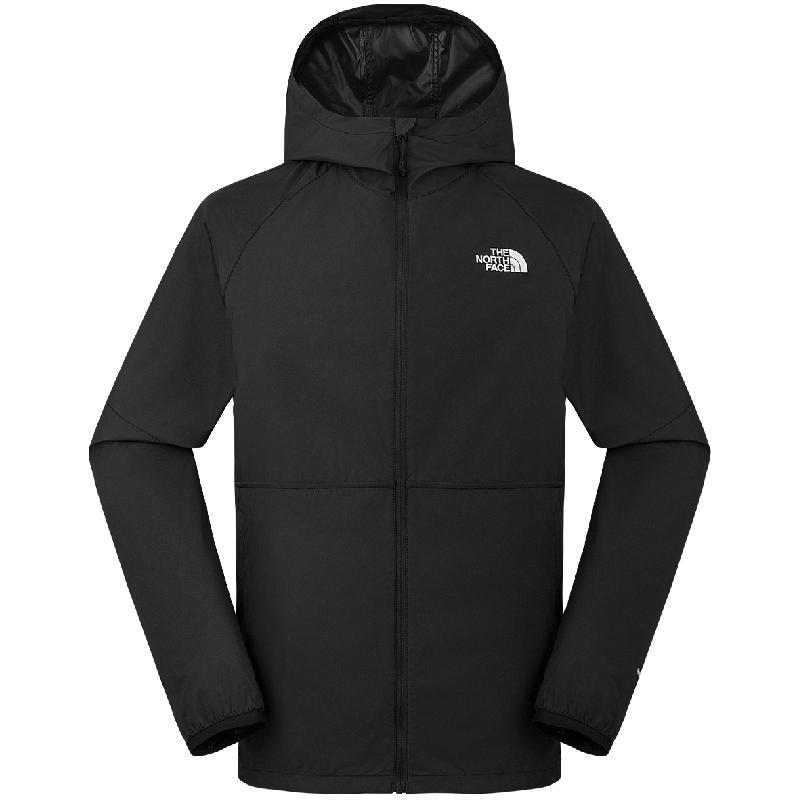 北面（The North Face）薄风衣男户外休闲外套运动轻薄长袖皮肤衣 JK3 S