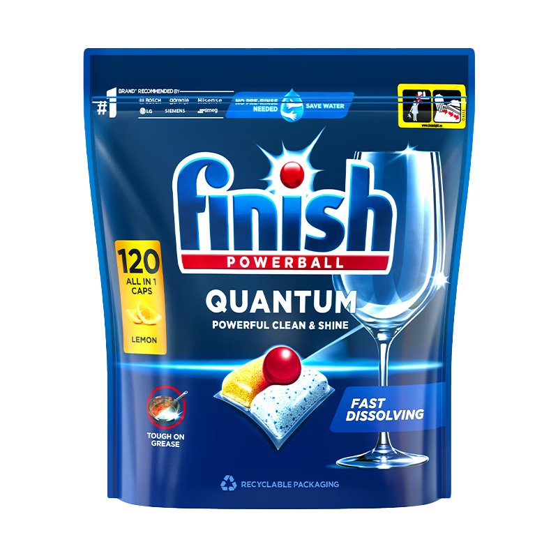  finish/亮碟 多效合一 洗碗凝珠