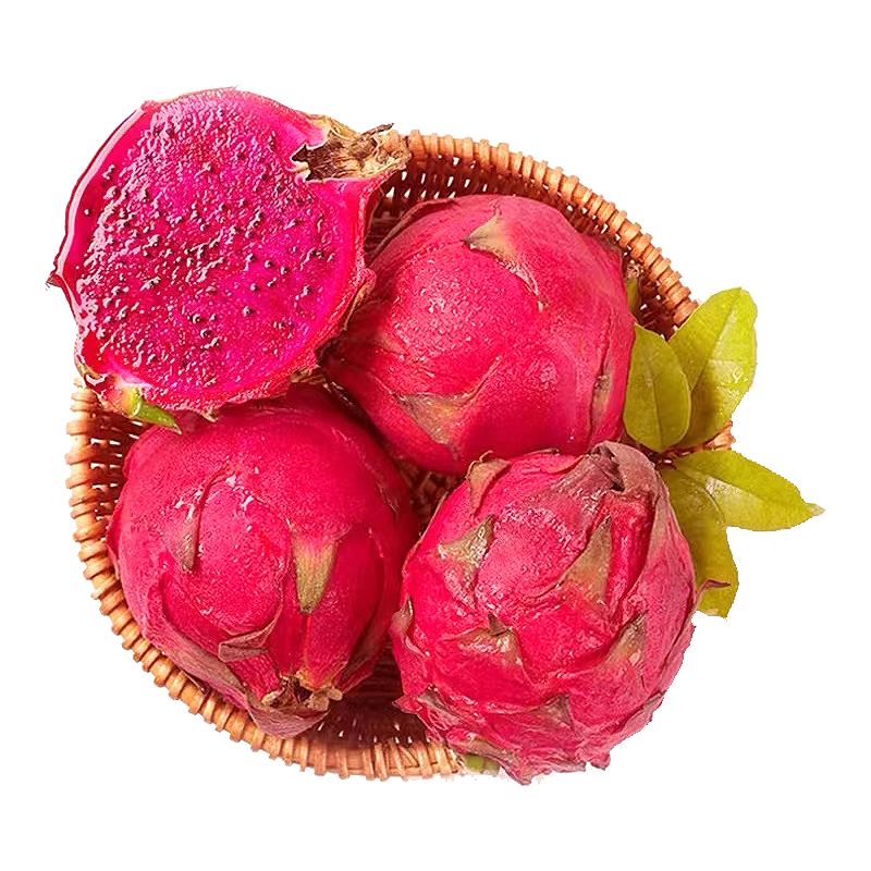 京鲜生 红心火龙果 8粒装 单果300g 精选大果 新鲜水果 源头直发