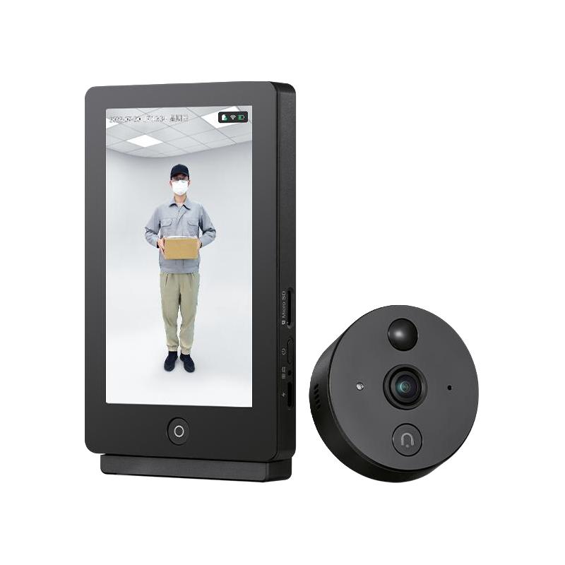 TP-LINK 普联 可视门铃智能猫眼无线家用门口室外2K监控摄像头360度全景