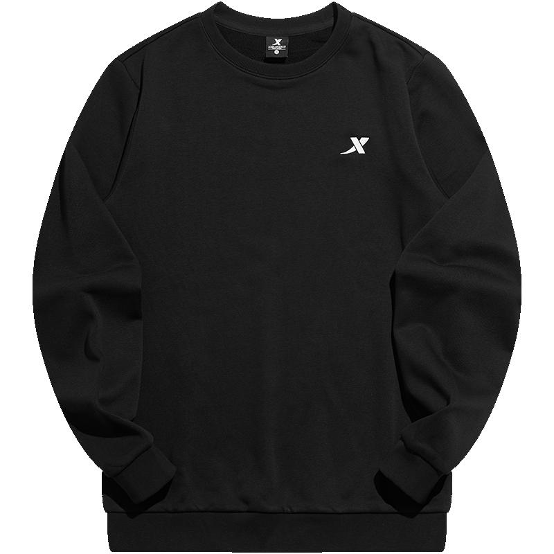 XTEP 特步 男春秋男装运动服针织宽松卫衣