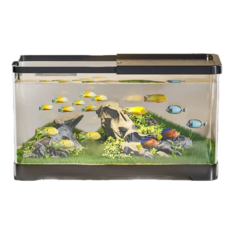 KUOTING 阔庭 鱼缸桌面透明生态鱼缸