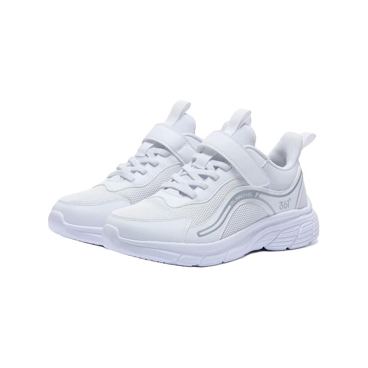  361° 儿童运动鞋  361度白/银色 39