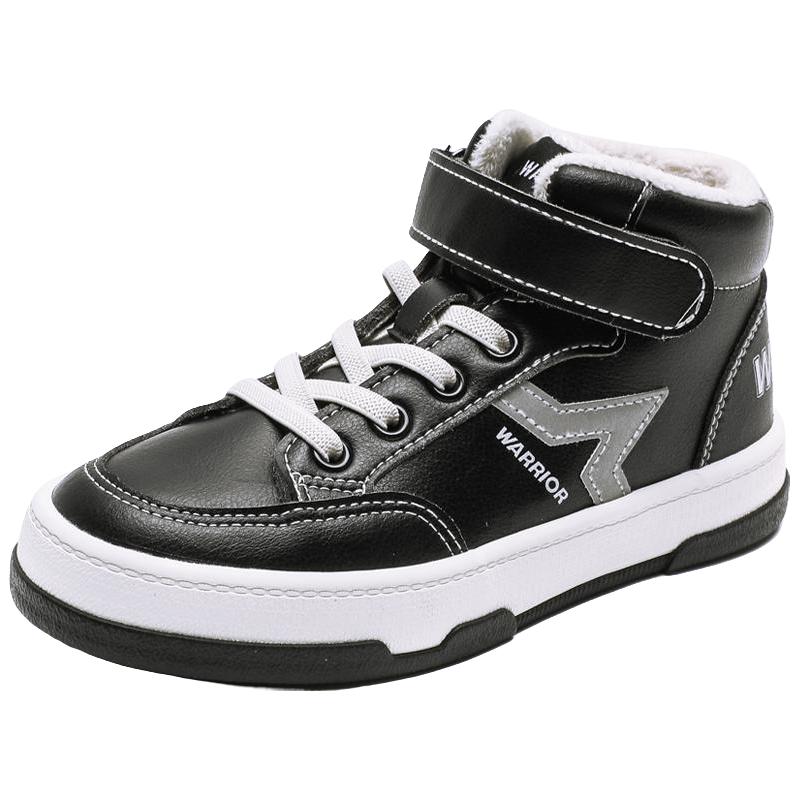 回力童鞋儿童二棉鞋加绒男童棉鞋冬季中大童鞋子女童冬鞋