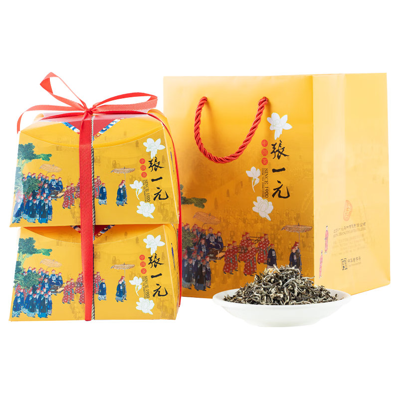 ZHANGYIYUAN 张一元 茉莉花茶 200g*2袋 礼盒装
