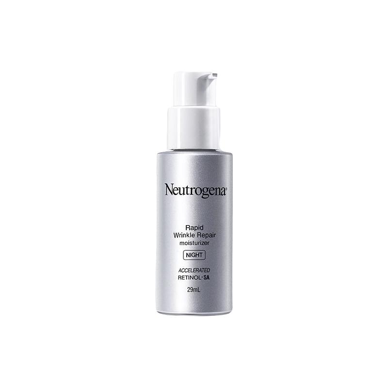 Neutrogena 露得清 护肤套装 (维A醇抗皱修护晚霜29ml+第一代水活盈透保湿凝露50g)
