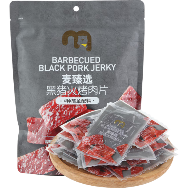 麦臻选黑猪火烤肉片 400g