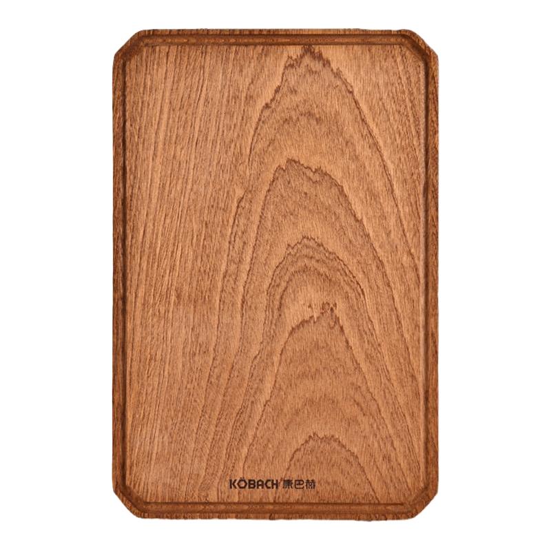 康巴赫乌檀木实木菜板抗菌防霉防裂家用砧板整木案板厨房切菜板