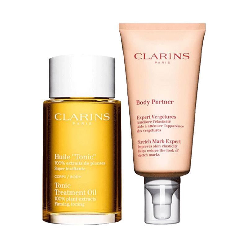 CLARINS 娇韵诗 新生之美套装 (抚纹精华乳175ml+天然调和身体护理油100ml)