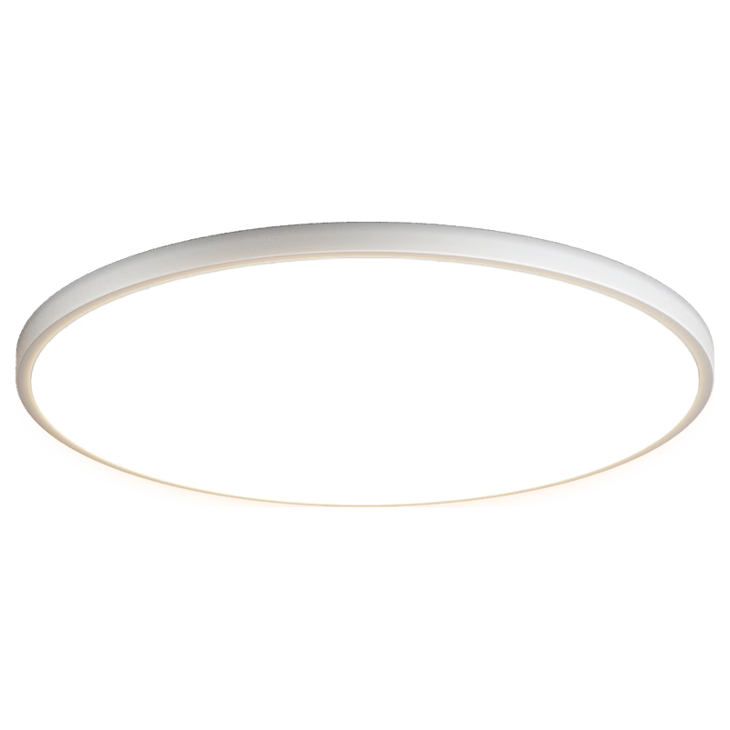 HP惠普护眼卧室吸顶灯现代简约led灯具极简超薄全光谱中山灯具房间主灯 素雅款-直径50cm-三色变光