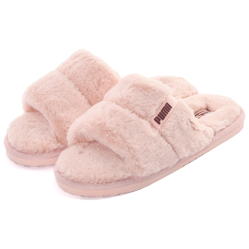 女子时尚复古毛绒拖鞋运动拖鞋 FLUFF SOLO