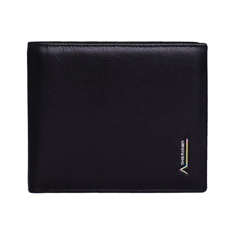 SHERIDAN 喜来登 男士长款牛皮钱包 NL161011S 黑色