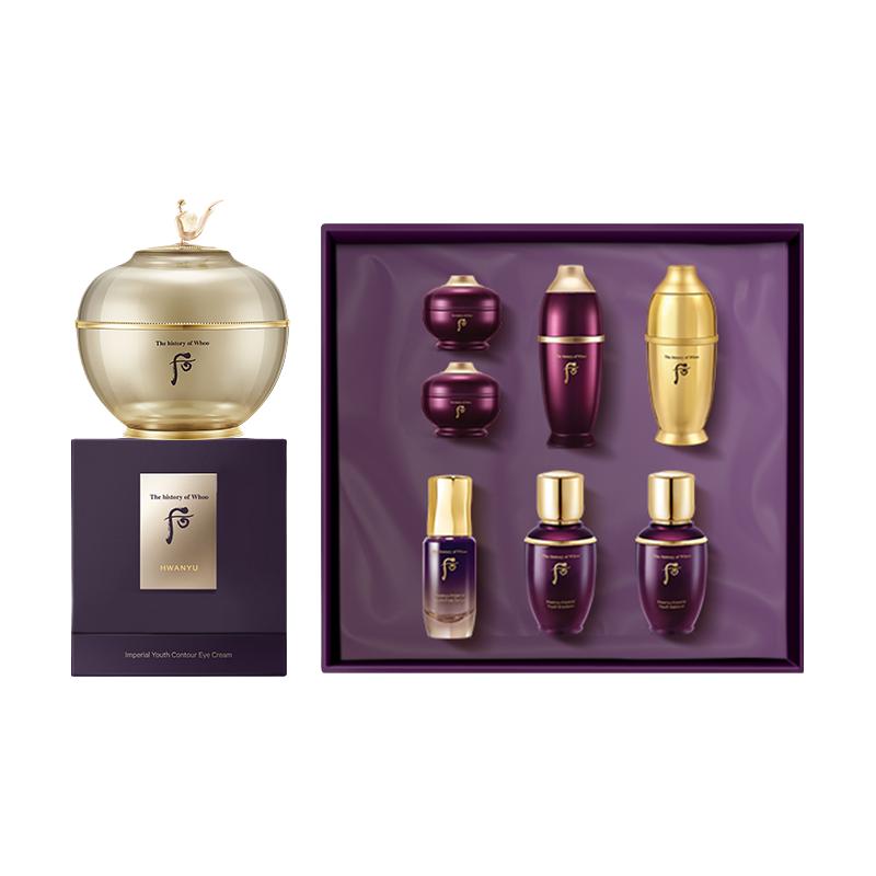 Whoo后凝颜眼霜礼盒赋活焕采眼霜护肤套装礼盒官方