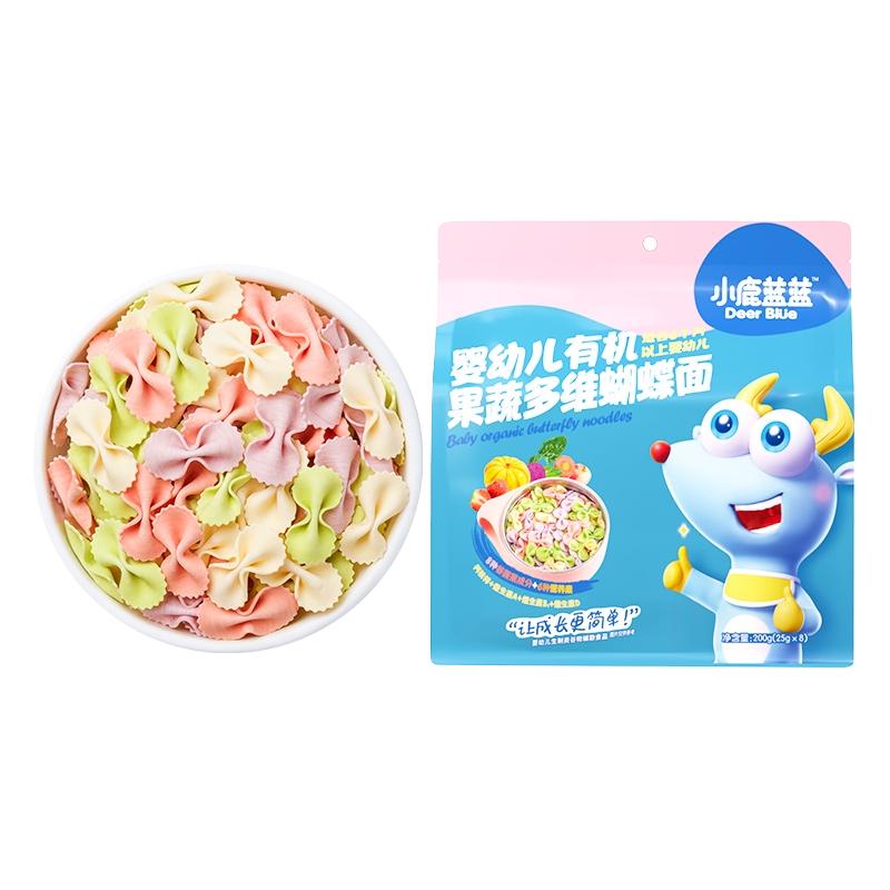 小鹿蓝蓝 婴幼儿有机蝴蝶面