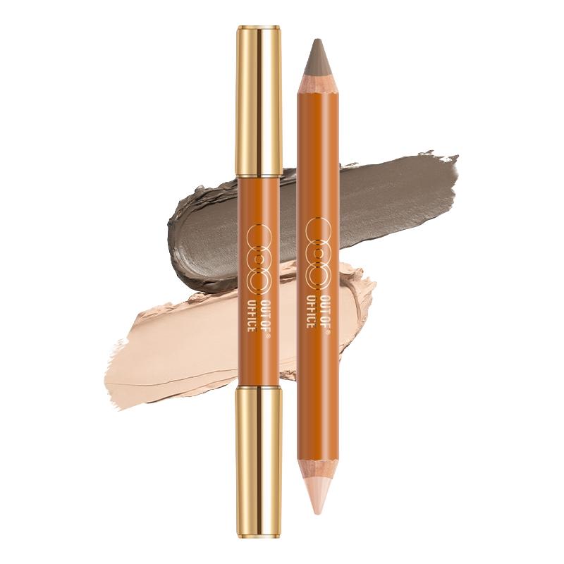 OUT-OF-OFFICE双头修饰人中笔OOO高光修容遮瑕提亮阴影笔新手适用 新年礼物