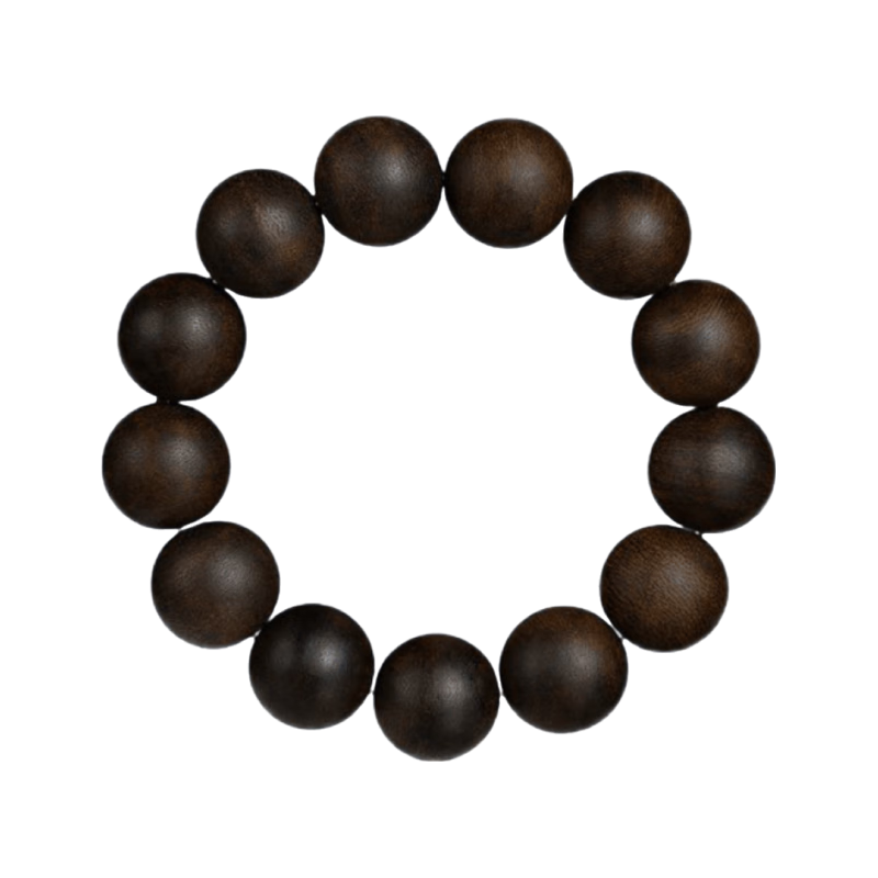 耕鸿白奇楠沉香手串越南芽庄沉水级单圈保真老料高端孤品佛珠手链 传世之香芽庄白棋楠18mm