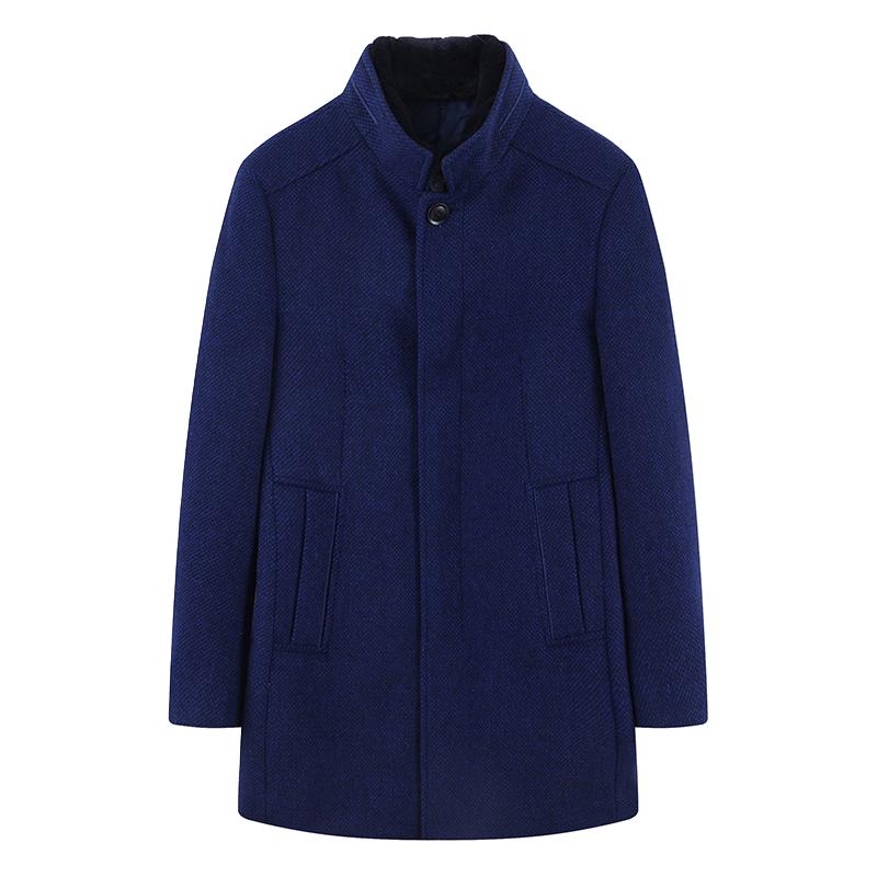 Artsdon/阿仕顿秋冬反季高品质中长款羊毛大衣男女爸妈款毛呢大衣
