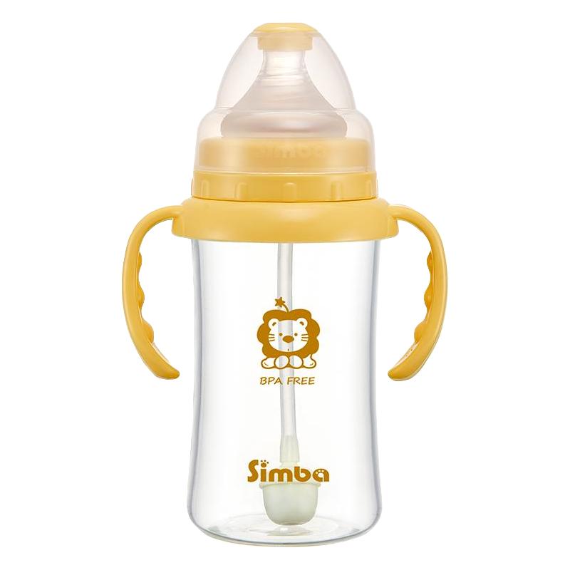 Simba 小狮王辛巴 双凹 宽口径玻璃小奶瓶 240ml
