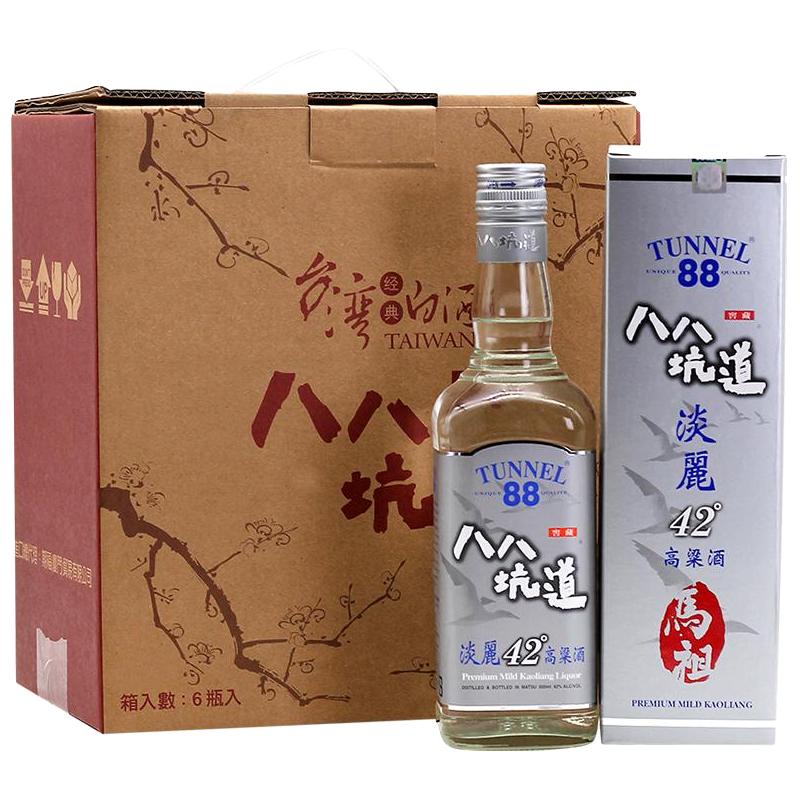 八八坑道 马祖 窖藏 淡丽 42%vol 白酒 600ml*6瓶 礼盒装