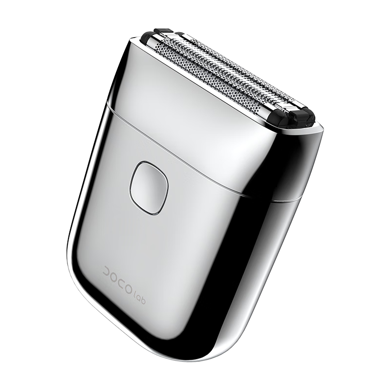 小蔻 DOCO LABODOCO LAB电动剃须刀往复式三刀头刮胡刀全身水洗小钢炮旅行出差便携胡须刀新年老公父亲 闪电银