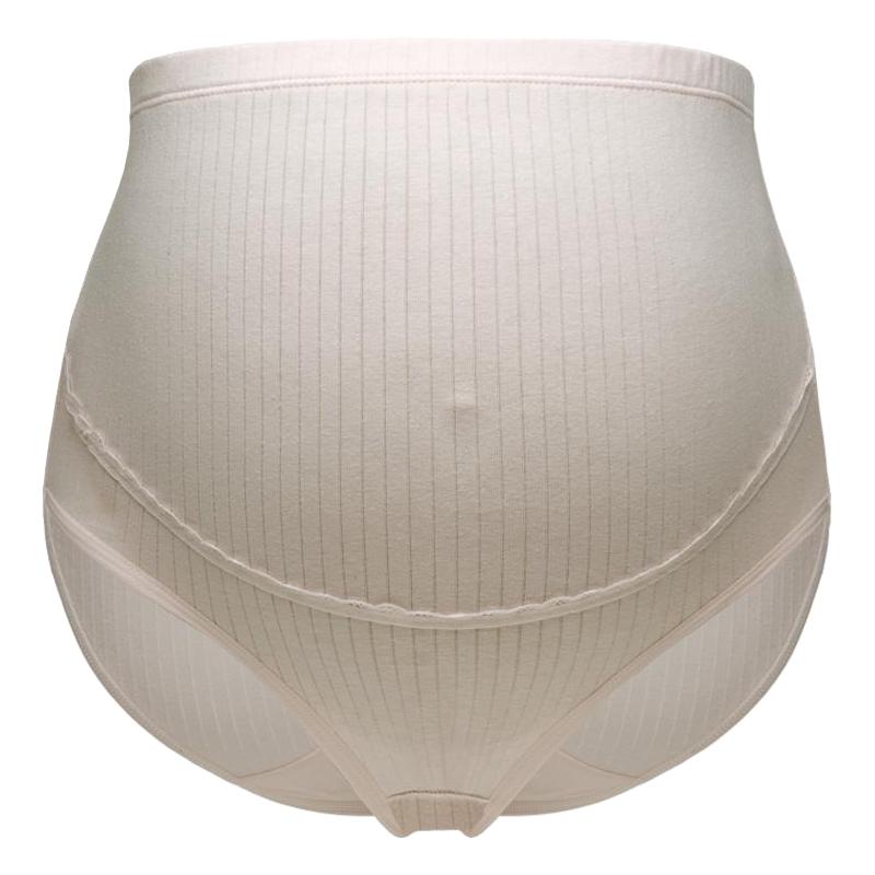 十月结晶 SH782 孕妇高腰托腹内裤 3条装 薄荷绿+唯尔粉+冷淡灰