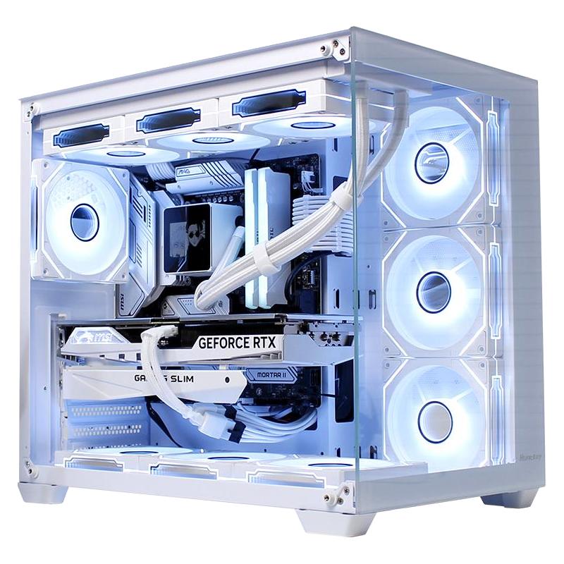 航嘉S960暴风雪S920无立柱S980海景房机箱电脑台式机游戏matx白色