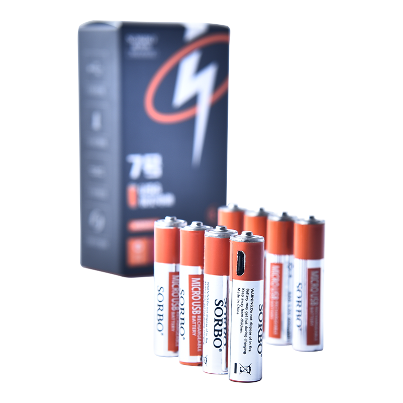 Sorbo 硕而博 SB-2131-8 7号充电锂电池 1.5V 400mAh 8粒装