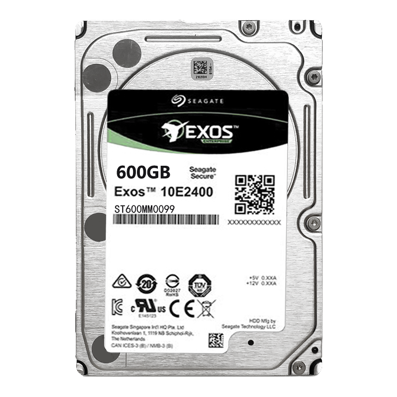 SEAGATE 希捷 银河Exos 10E2400系列 600GB 2.5英寸 企业级硬盘 (10000rpm、CMR) ST600MM0099