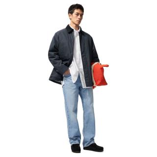 优衣库 男装女装直筒牛仔裤/水洗产品25秋冬合作款系列479816 63 天蓝色 32