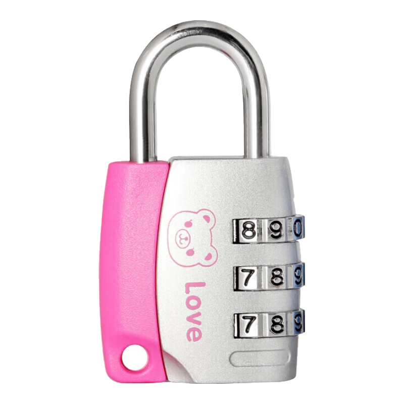 奥本 密码挂锁 抽屉锁箱包锁 宿舍柜子锁健身房锁7605