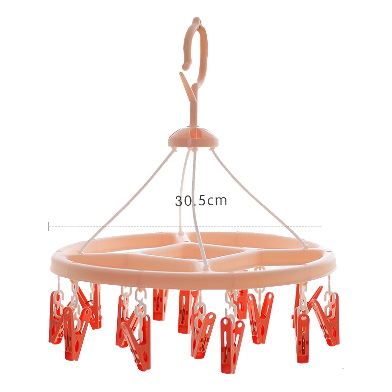 茶花 CHAHUA晾衣架夹子晾衣夹内衣晾袜子架晒衣架
