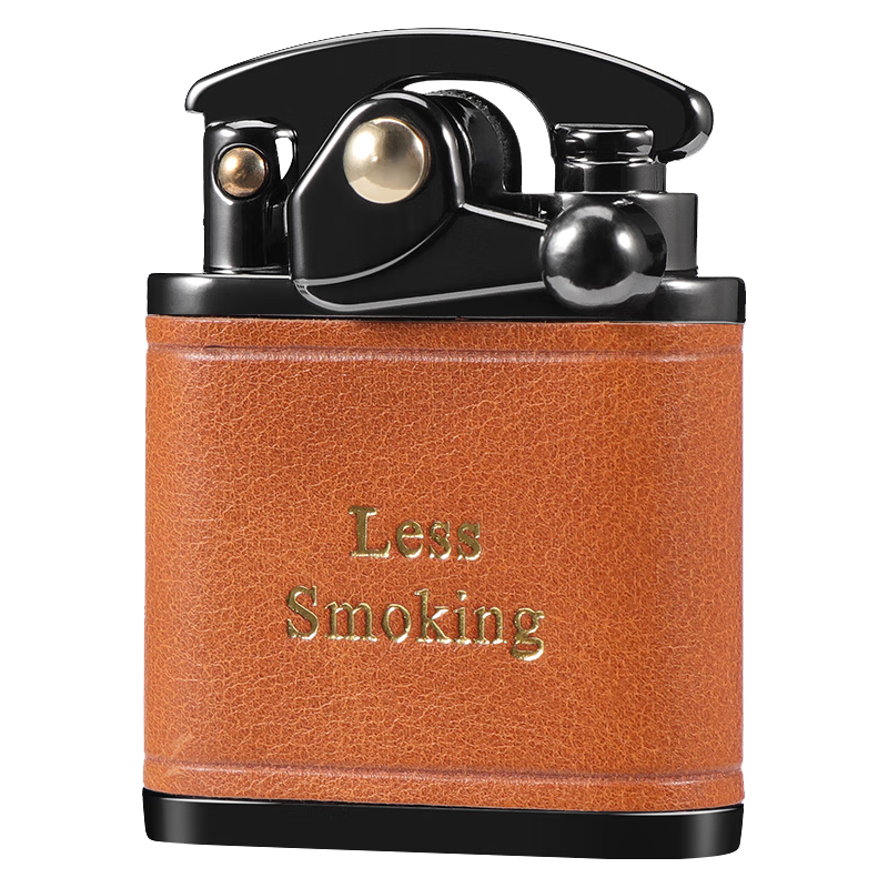 ZORRO佐罗机械款煤油打火机老式复古创意 皮咖棕