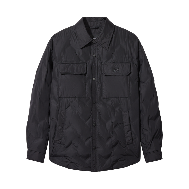 卡宾 【90鸭绒】无缝工装羽绒服男秋冬保暖宽松翻领羽绒外套男