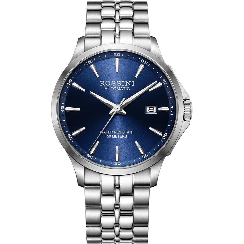 ROSSINI 罗西尼 雅尊商务启迪系列 41毫米自动上链腕表 5200005W05B