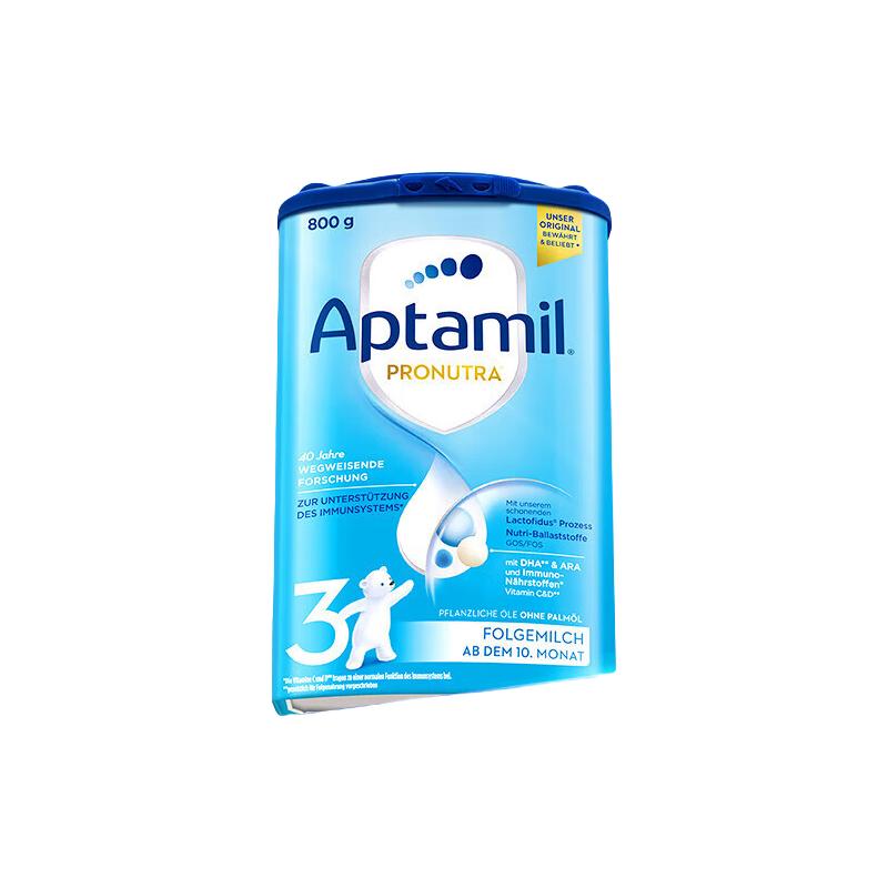 爱他美（Aptamil）德国爱他美蓝罐经典版婴幼儿奶粉宝宝新生儿 爱他美经典版3段 【领券】 800g