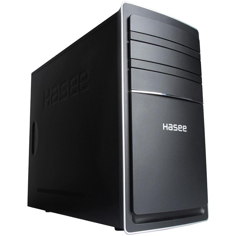 Hasee 神舟 新瑞K80-CP5 D2-HFMPBGG 台式电脑主机 (六核、8G、NVIDIA GT730、1T)
