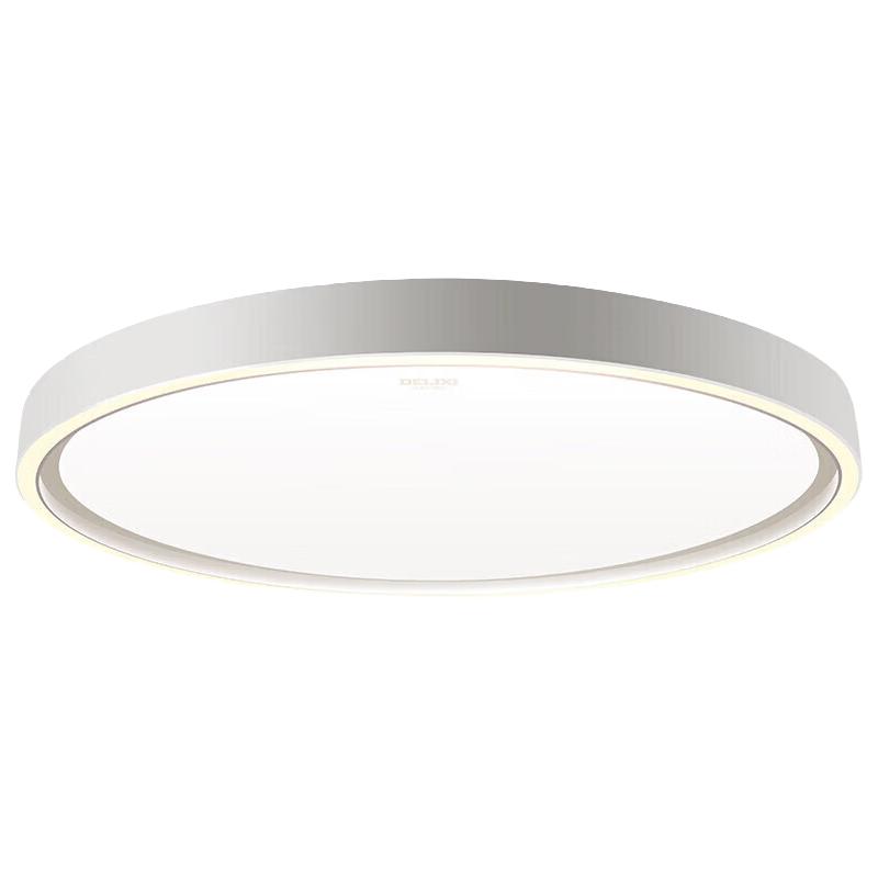 DELIXI 德力西 三防吸顶灯防尘防虫防潮卧室灯具现代简约客厅阳台灯MX107系列 12W冷白光适用5-8平