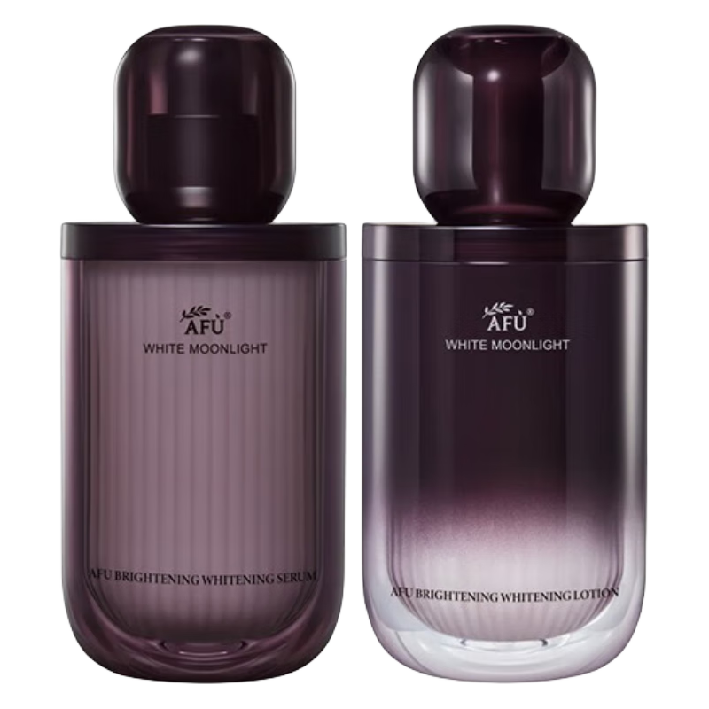 AFU 阿芙 极光玫瑰焕采美白水乳套装（水120ml+乳液120ml）淡斑美白 送