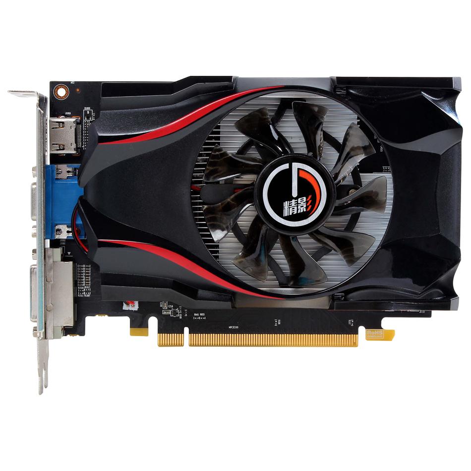 精影 全新精影HD7670 1G/7570 1G办公电脑显卡游戏台式机独立入门显卡