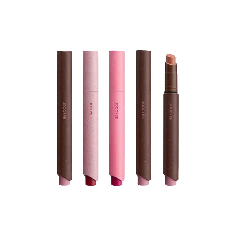 Joocyee酵色粉雾口红笔哑光轻雾不拔干浓郁显色持色不沾杯时髦复古气质