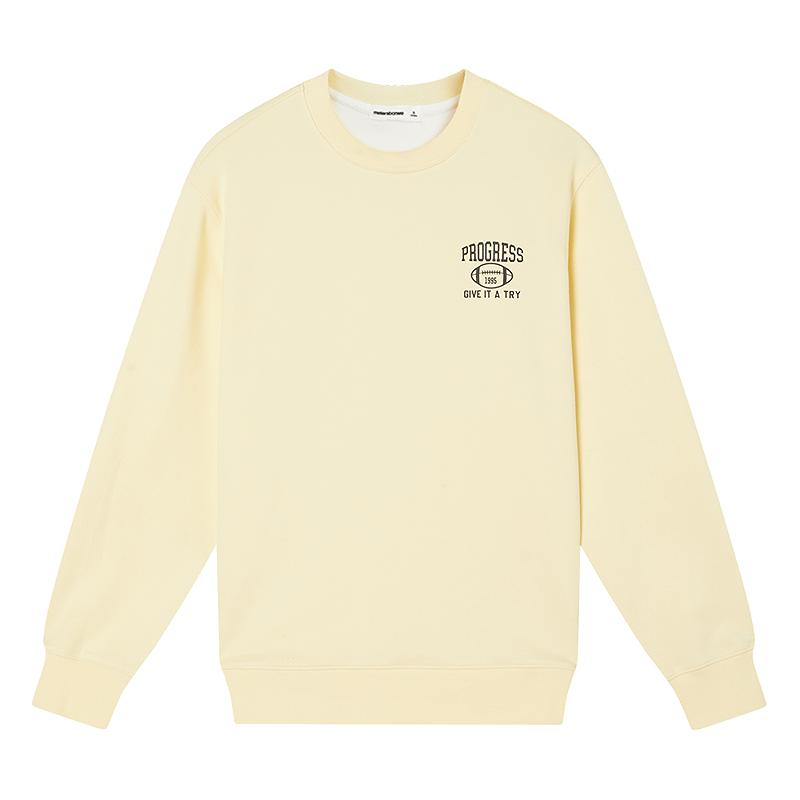 美特斯邦威卫衣女春夏高领百搭假两件厚款宽松设计感时尚潮流上衣