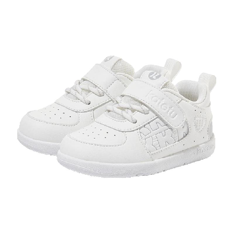 卡特兔宝宝鞋女小白鞋子男童软底防滑透气运动板鞋