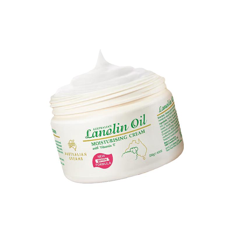 G&M 澳芝曼 gm绵羊油澳洲 绵羊脂滋润维E霜面霜润肤霜250g