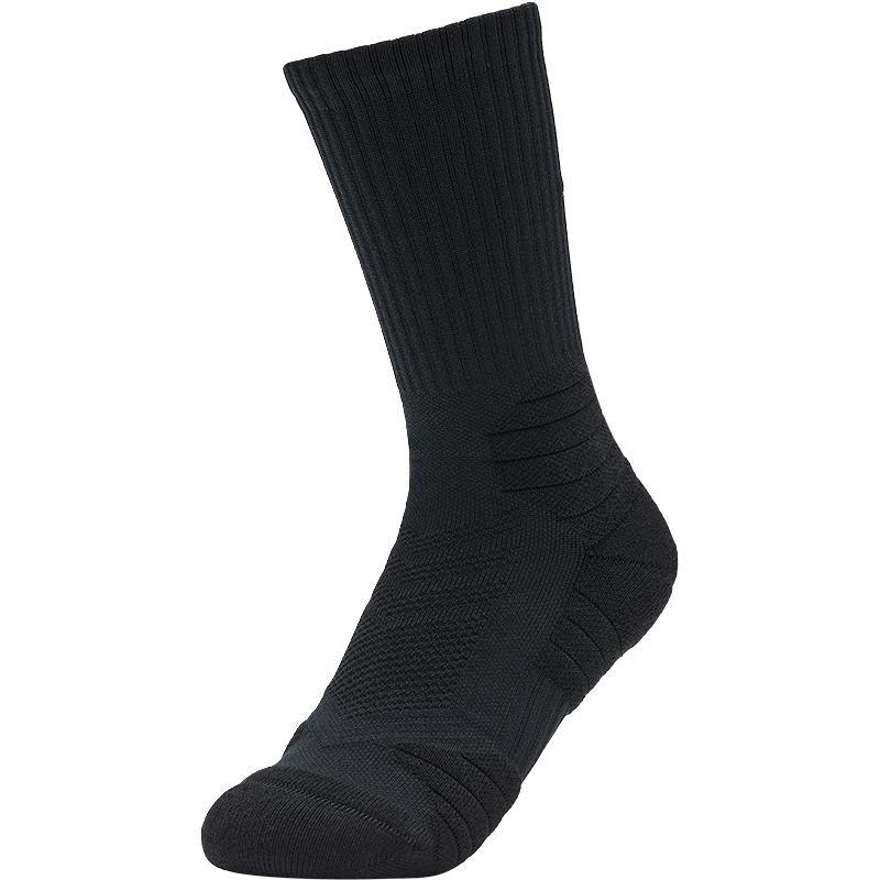 安踏 儿童篮球袜男童中大童精梳棉运动弹力舒适高筒棉袜子