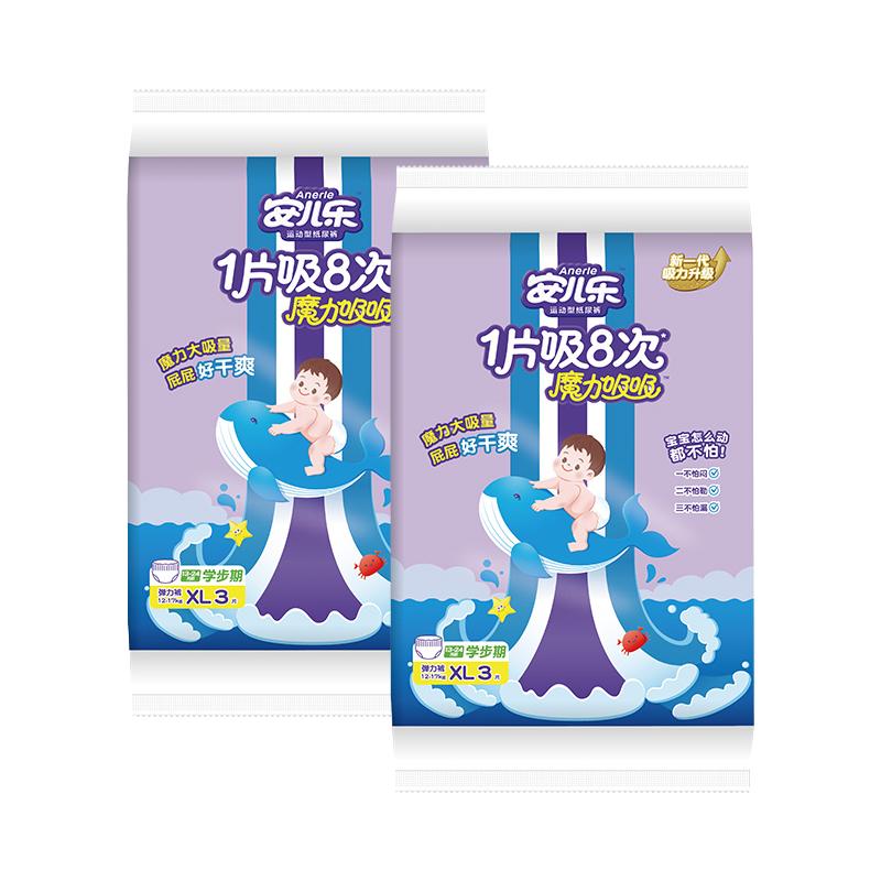 Anerle 安儿乐 魔力吸拉拉裤XL6片