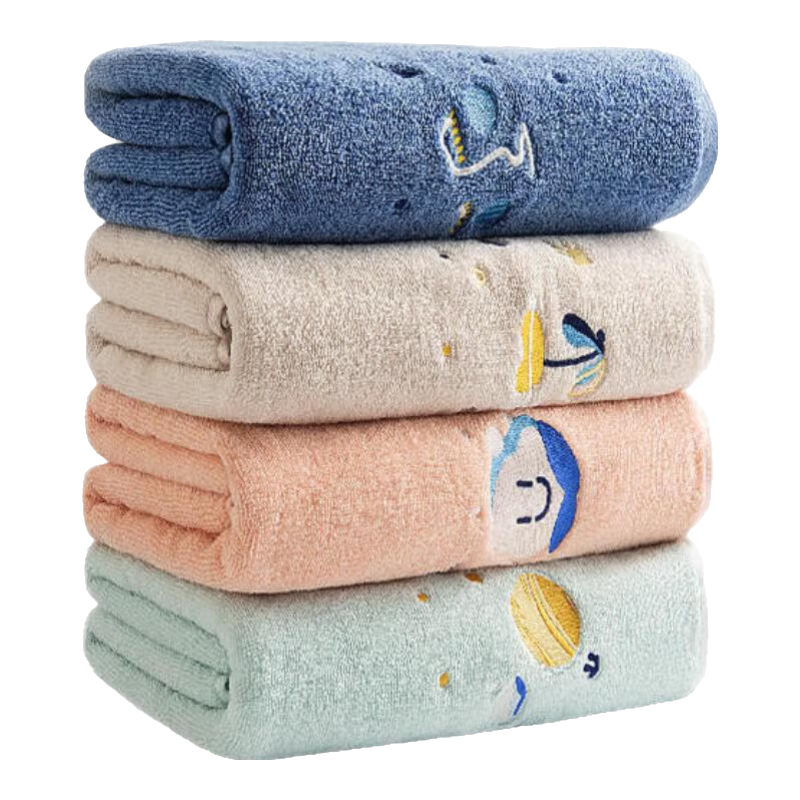 三利纯棉浴巾男女士家用2023全棉吸水速干大人毛巾洗澡裹巾 浅粉色