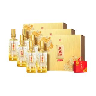 泸州老窖 股份出品 金色之尊 五星级品质 收藏礼盒 纯粮食酿造 52%vol 500mL 6瓶 原箱装